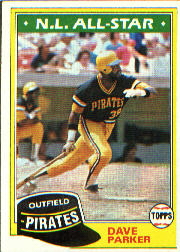 1981 Topps Baseball Cards      640     Dave Parker